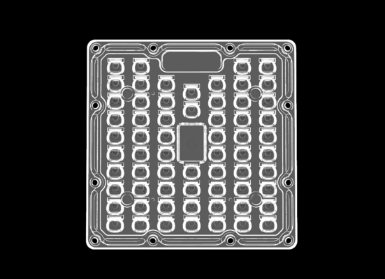 Multi formas simétricas conduzidas impermeáveis da lente IP66 50W