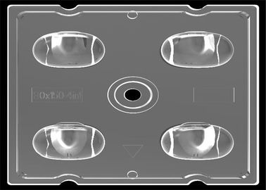 Lente assimétrica do módulo da reflexão interna do total da lente da luz de rua do diodo emissor de luz