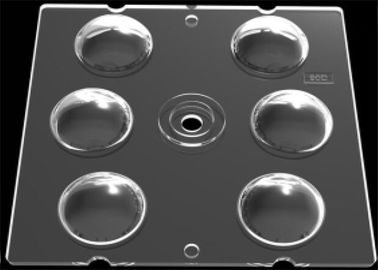 6 em lentes de 1 sistema ótico do diodo emissor de luz um uso fácil de 90 graus para a luz alta da baía do diodo emissor de luz/luz do túnel