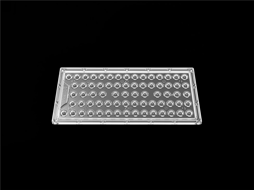 Lentes do sistema ótico do diodo emissor de luz de XH-BAA70TYPE5-327155-JY 4 partes 3030 da integração 70 em 1 TP5