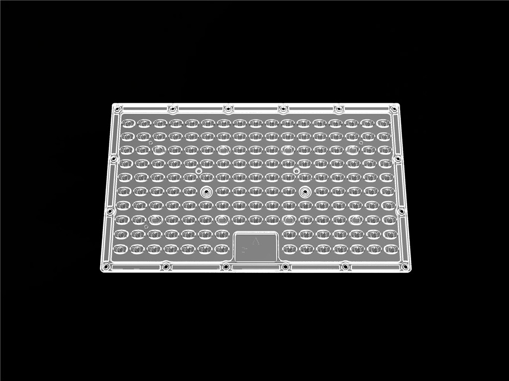 Lente da lâmpada de rua de XH154TYPE2-264156-JYBAA para a asa de æroplano circular