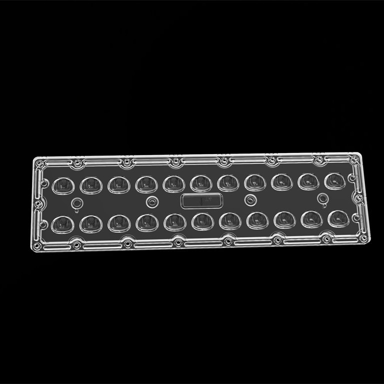 Lente retangular do diodo emissor de luz do poder superior da lente da lente SMD7070 22IN1 TYPE4S da luz de rua do diodo emissor de luz