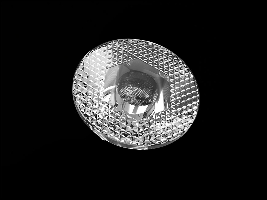 35*23,3mm IP66 Lente LED PMMA à prova d'água para distribuição uniforme da luz