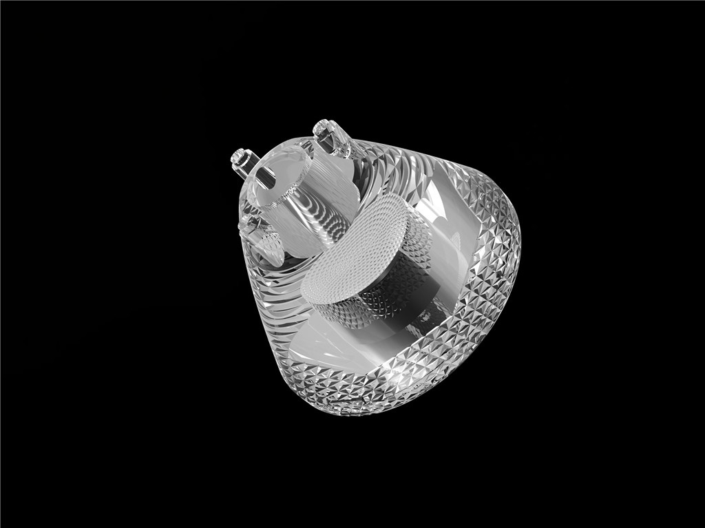 35*23,3mm IP66 Lente LED PMMA à prova d'água para distribuição uniforme da luz