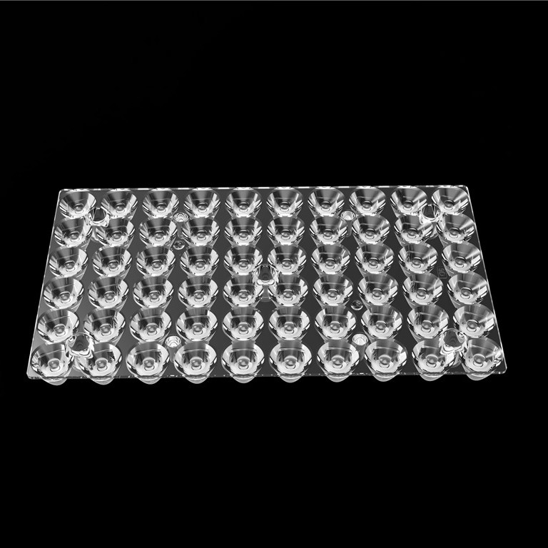 Material de PC de boa qualidade 9 graus retângulo 60 em 1 Led Stadium Light Lens Xpg Chips resistente à água