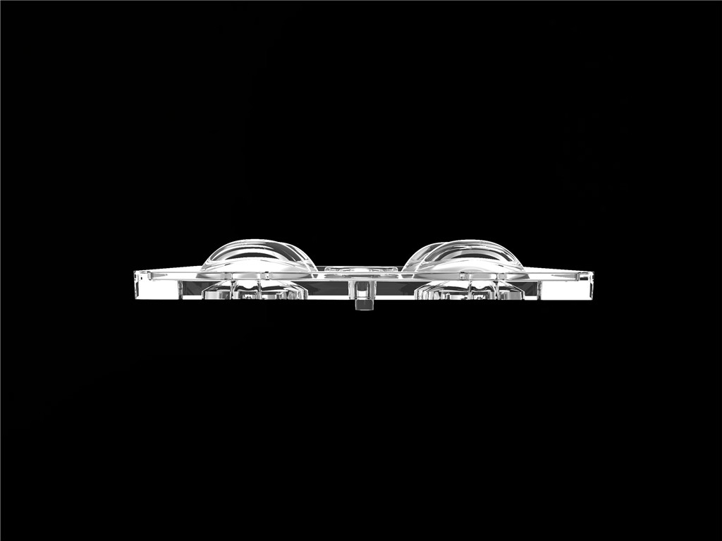 50*50mm 90 graus 4 em 1 LED Lente de luz PC Material para iluminação de inundação SMD7070/ 5050/4*3030 LED