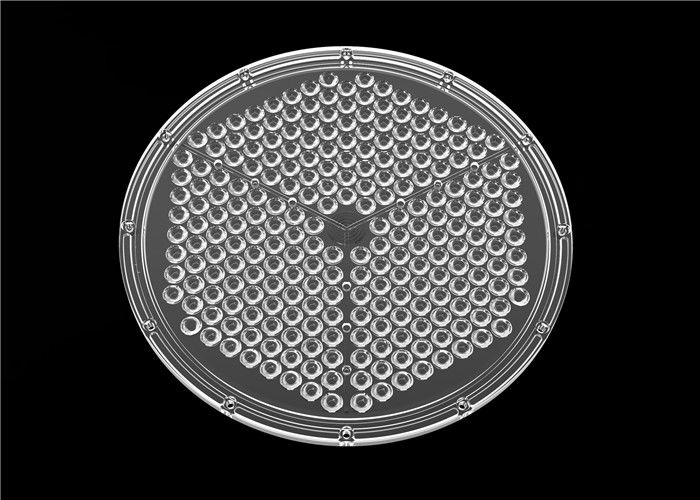234 em 1 lente dada forma UFO transparente das lentes do sistema ótico do diodo emissor de luz para a luz alta da baía