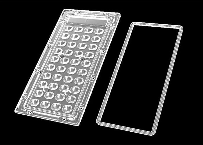 Lentes do tamanho do módulo 180*83mm da luz de rua do diodo emissor de luz da disposição 4*10 nenhuns raios UV produzidos