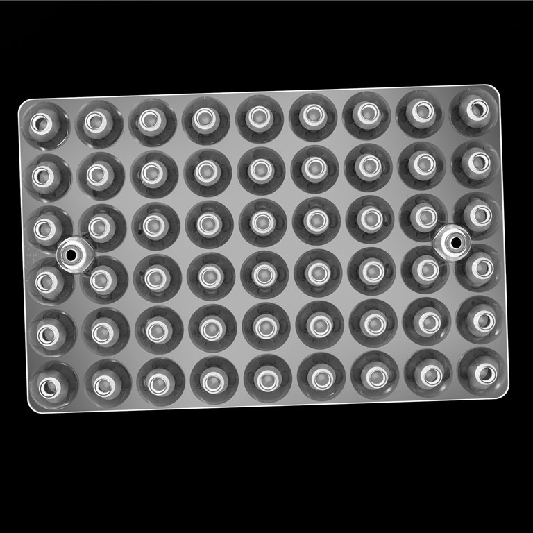 15 Graus 54 Óptica em 1 Lente Led Array para luzes de estádio / luzes de campo / luzes de rua / iluminação quadrada