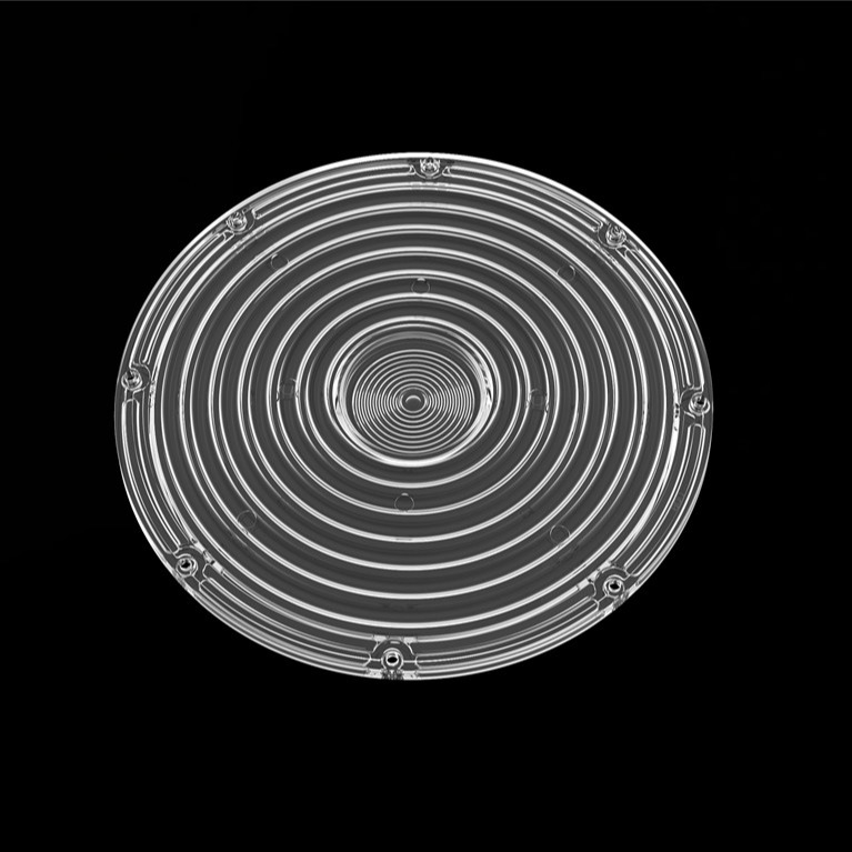 Lente OVNI 90 graus mm Diâmetro módulo redondo Lente para High Bay Light / 2835 3030 PC Lente LED