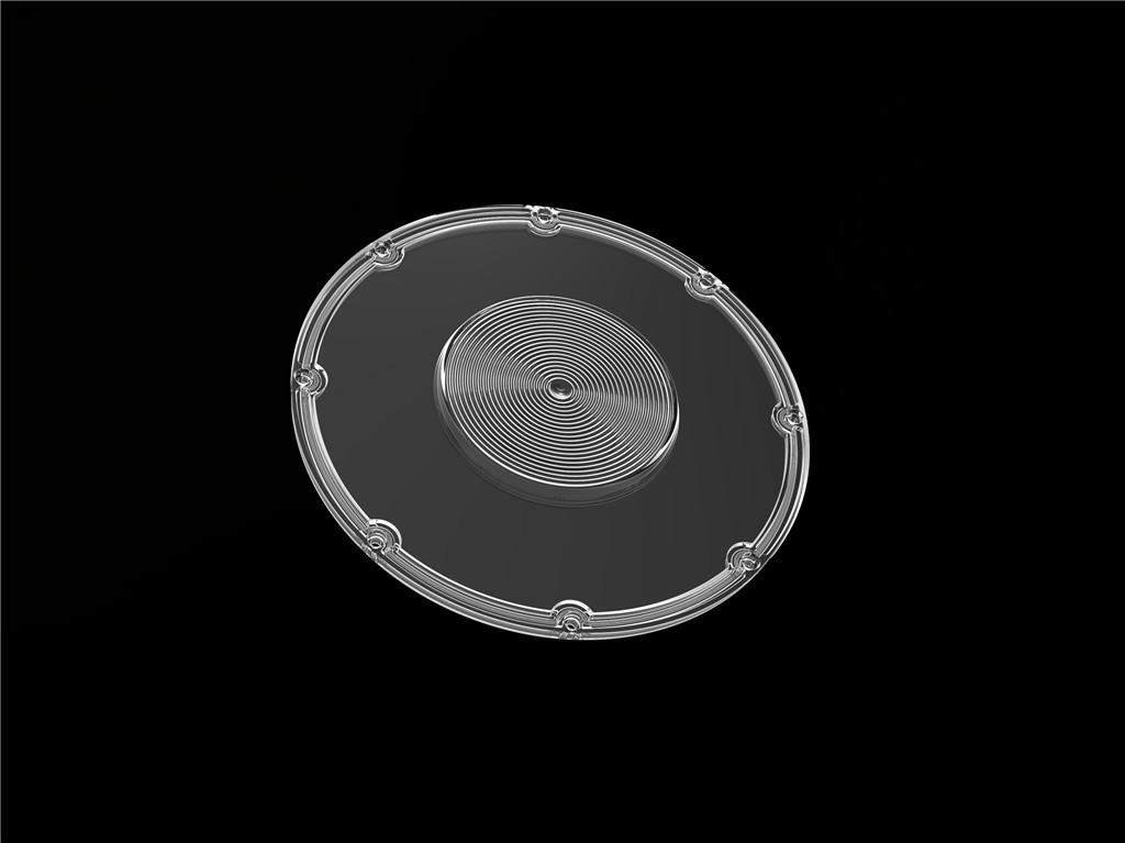 Spark- AC Tipo Φ206mm 120 Graus OVNI de plástico Highbay Led Lens 3030 Alta Potência