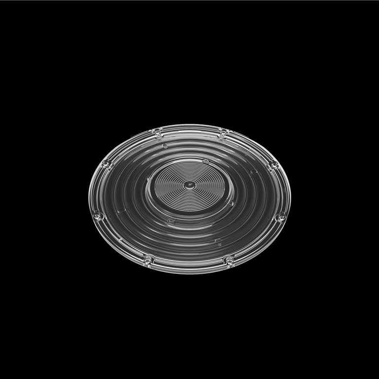 150W UFO LED High Bay Light Lens AC Tipo 206mm / 90 Grau 2835/ 3030 LEDs PC Óptica Lente