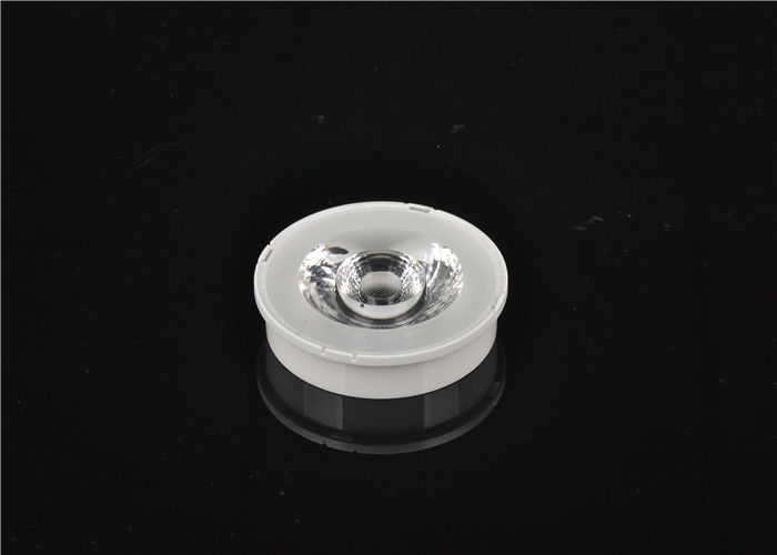 Lente estreita material do diodo emissor de luz do feixe de PMMA, 24 lentes da lâmpada do diodo emissor de luz do grau para a iluminação do diodo emissor de luz