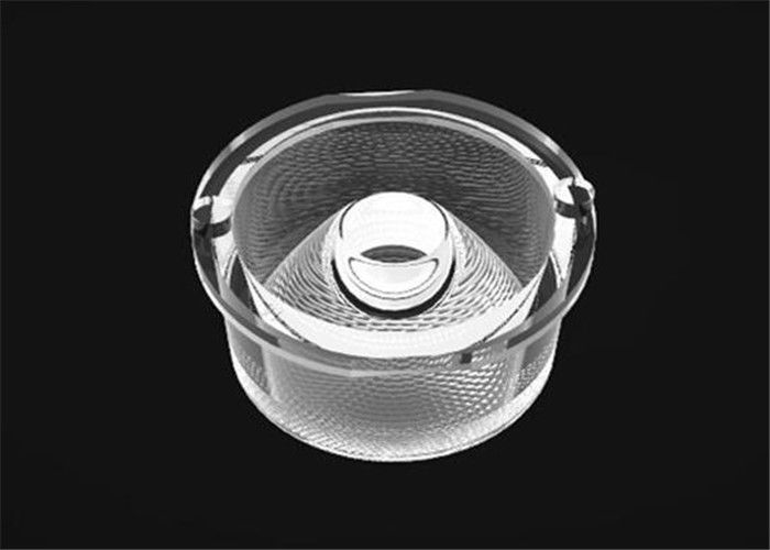 Lente do diodo emissor de luz do poder superior do tamanho de D22*H11.7mm, lente do bulbo do diodo emissor de luz da lente do colimador para luzes do diodo emissor de luz