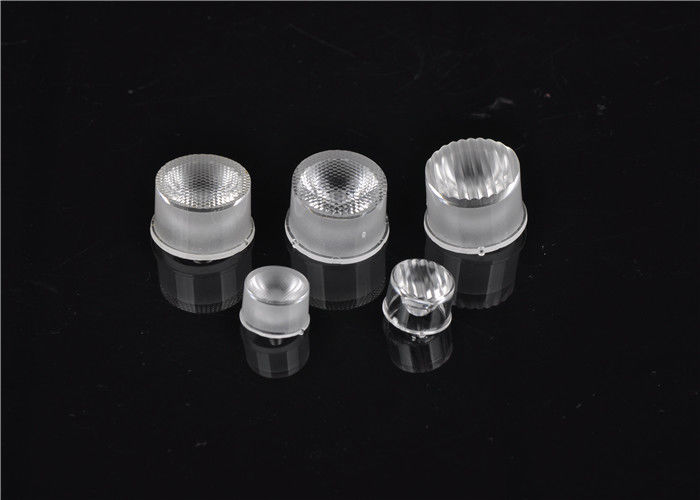 Lente de focalização do diodo emissor de luz de 1 watt a única etiqueta de 3M de um ângulo de 30 graus para o Cree XT-E lasca-se