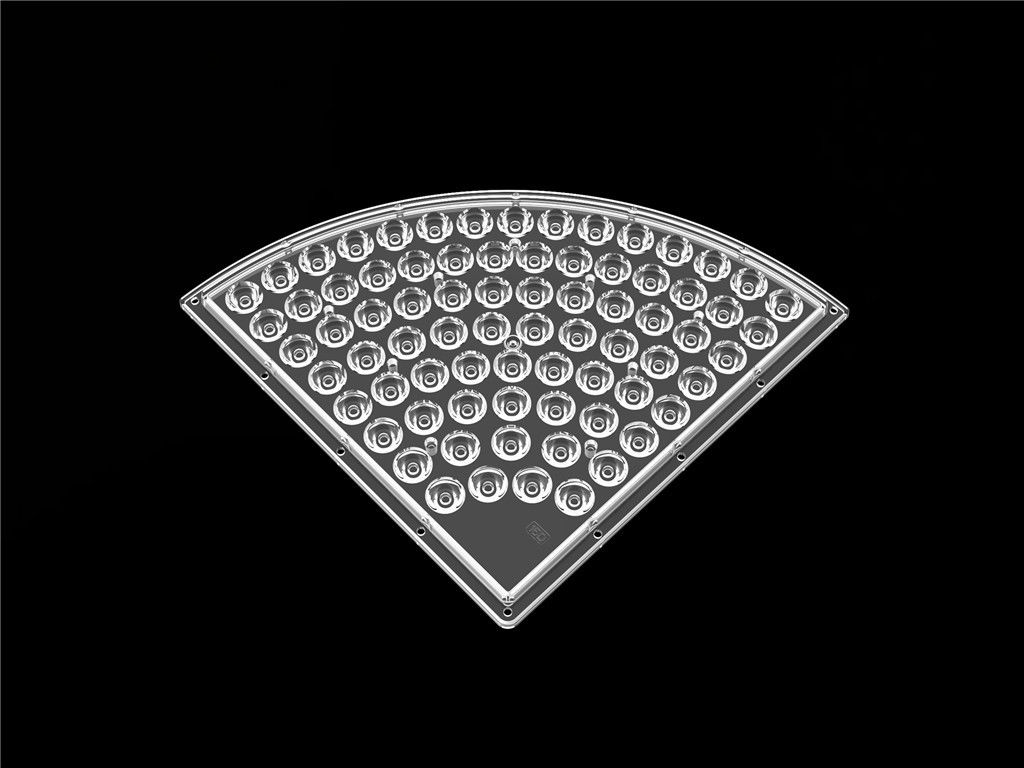 Material especial do PC da lente D235*H9.4mm da tira do refletor da lente do diodo emissor de luz da forma/diodo emissor de luz