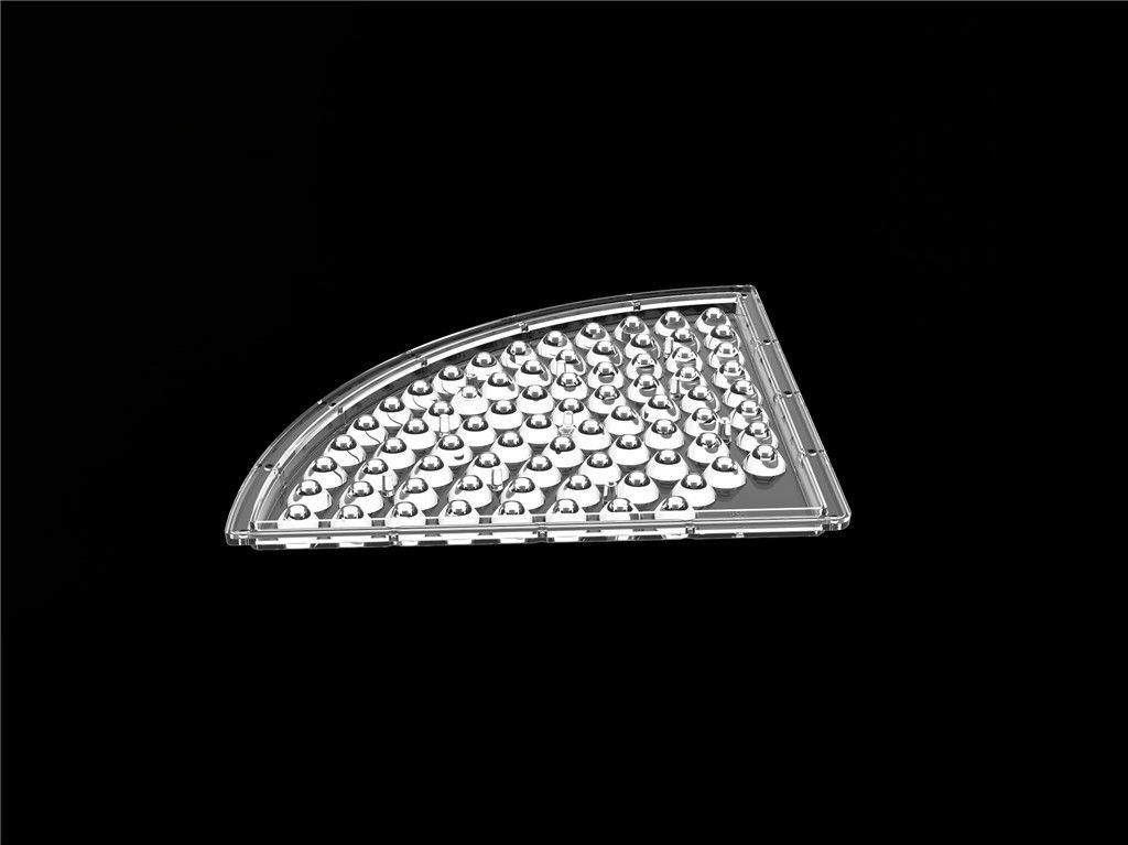 Material especial do PC da lente D235*H9.4mm da tira do refletor da lente do diodo emissor de luz da forma/diodo emissor de luz